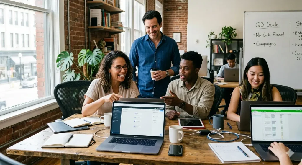scale digital agency without hiring developers