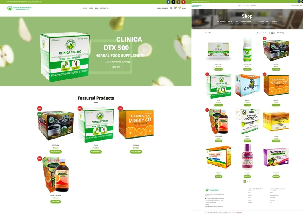 Clinica de Alternativo Website showcase