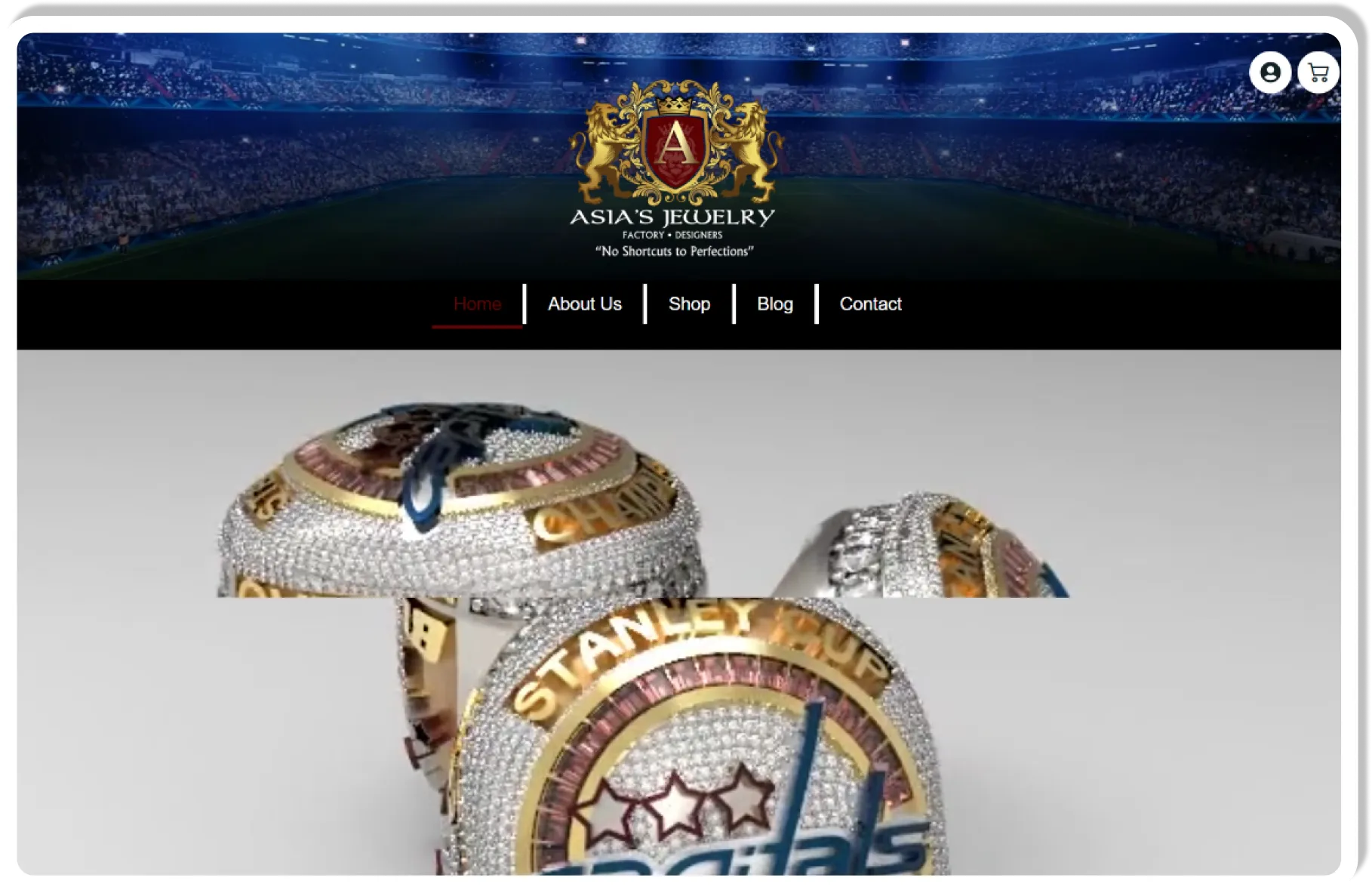 Asia’s Jewelry Web Design