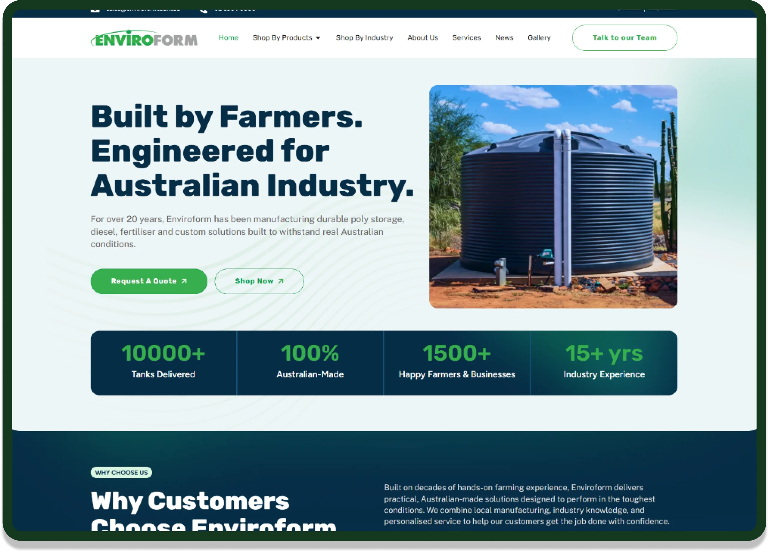 Enviroform Web Design