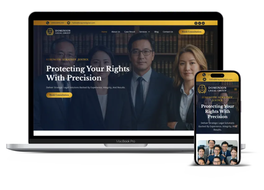 Dominion Legal Group Responsive Web Design